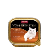 Animonda paštéta Vom Feinsten cat adult s kuracími pečienkami 100g