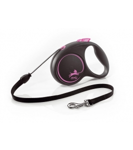 FLEXI BLACK DESIGN lanko M 5m/20kg ružová
